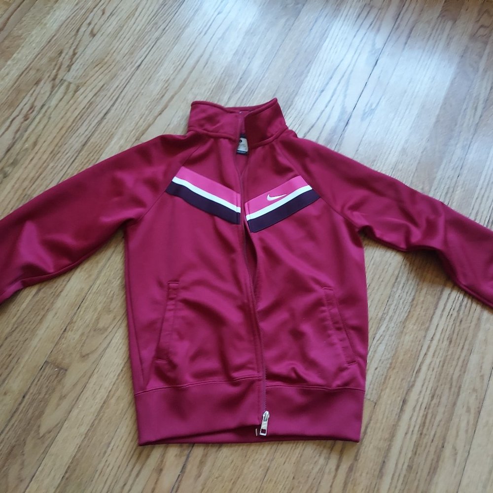 Nike girls retro zip up sz L